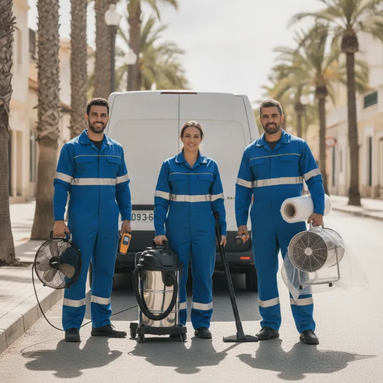 Restauración de Daños Por Agua equipo en Sama